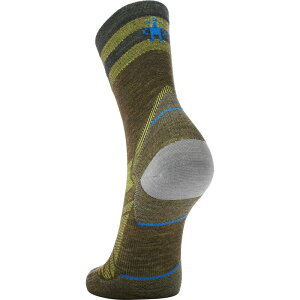 �X�}�[�g�E�[�� �����Y �A���_�[�E�F�A �C�� Smartwool Run Zero Cushion Mid Crew Pattern Sock Military Olive �I���[�u