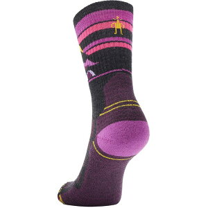 �X�}�[�g�E�[�� ���f�B�[�X �A���_�[�E�F�A �C�� Smartwool Hike Light Cushion Mountain Moon Crew Sock - Women's Charcoal �`���R�[��