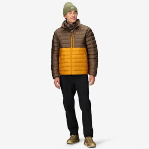 �}�[���b�g �����Y �A�E�^�[ �W���P�b�g�E�u���]�� �_�E�� Marmot Highlander Down Jacket - Men's Claystone/Honey Glaze