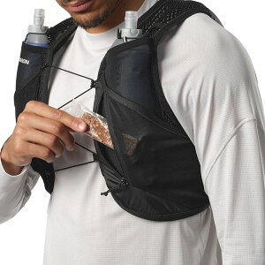 �T������ �����Y �o�b�O �o�b�N�p�b�N�E�����b�N�T�b�N �x�X�g Salomon Active Skin 4L Running Hydration Vest + Flasks Black/Metal �u���b�N