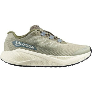 �T������ �����Y �V���[�Y �X�j�[�J�[ Salomon Aero Blaze 3 Grvl Running Shoe - Men's Tea/Vanilla Ice/Deep Lichen Green �O���[��