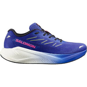 �T������ �����Y �V���[�Y �X�j�[�J�[ Salomon Aero Blaze 3 Running Shoe - Men's Bluing/White/Acid Lime �z���C�g