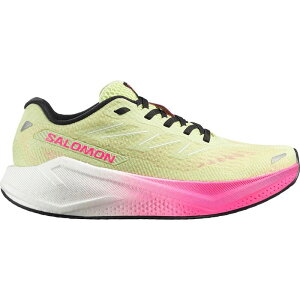 �T������ ���f�B�[�X �V���[�Y �X�j�[�J�[ Salomon Aero Blaze 3 Running Shoe - Women's Butterfly/White/Knockout Pink �z���C�g