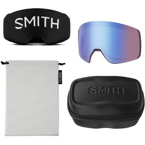 �X�~�X �����Y �A�N�Z�T���[ �T���O���X�E�A�C�E�F�A Smith 4D MAG ChromaPop Goggles + Extra Lens White Vapor/ChromaPop Sun Platinum/Extra Lens �z���C�g