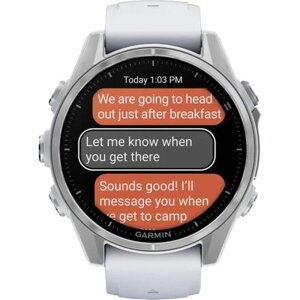 �K�[�~�� �����Y �A�N�Z�T���[ �r���v Garmin fenix 8 AMOLED Sport Watch Silver (Whitestone Silicone Band) �V���o�[