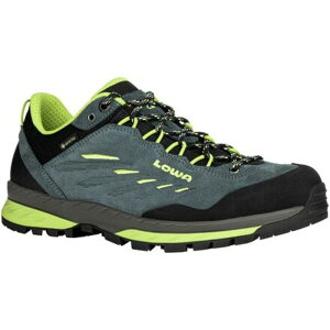 ���A �����Y �V���[�Y �X�j�[�J�[ Lowa Delago GTX Lo Hiking Shoe - Men's Petrol/Lime ���C��