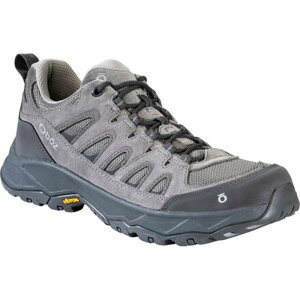 �I�{�Y �����Y �V���[�Y �X�j�[�J�[ Oboz Sawtooth Ascent Low Hiking Shoe - Men's Hazy Gray �O���[