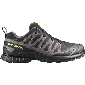 �T������ �����Y �V���[�Y �X�j�[�J�[ Salomon XA Pro 3D V9 Gore-Tex Trail Running Shoe - Men's Black/Dark Gull Gray/Acid Lime �u���b�N