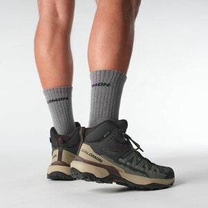 �T������ �����Y �V���[�Y �u�[�c�E���C���u�[�c Salomon X Ultra 360 Mid GTX Hiking Boot - Men's Phantom/Desertan/Rum Raisin �^��