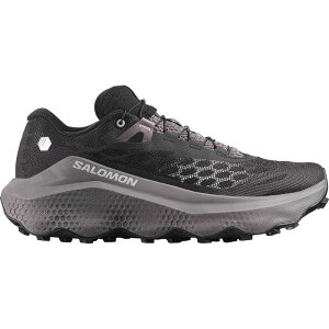 �T������ �����Y �V���[�Y �X�j�[�J�[ Salomon Ultra Glide 4 Trail Running Shoe - Men's Black/Dark Gull Gray/Silver Cloud �u���b�N