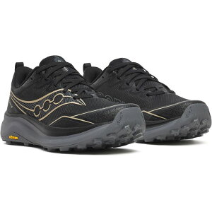 �T�b�J�j�[ ���f�B�[�X �V���[�Y �X�j�[�J�[ Saucony Peregrine 16 Trail Running Shoe - Women's Black/Carbon �u���b�N