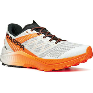 �X�J���p ���f�B�[�X �V���[�Y �X�j�[�J�[ Scarpa Spin Ultra 2 Running Shoe - Women's Ice/Orange Fluo �I�����W