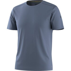 �X�}�[�g�E�[�� �����Y �g�b�v�X �V���c ���� Smartwool Merino Short-Sleeve T-Shirt - Men's Nightfall Blue �u���[