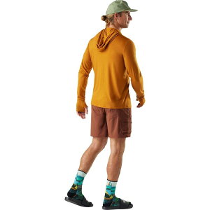 �X�}�[�g�E�[�� �����Y �A�E�^�[ �p�[�J�[�E�X�E�F�b�g Smartwool Merino Sun Hoodie - Men'squash