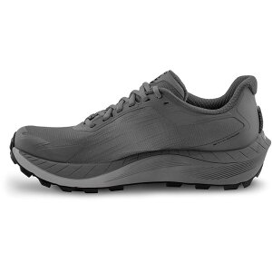 �g�|�A�X���`�b�N �����Y �V���[�Y �X�j�[�J�[ Topo Athletic MTN Racer 4 Trail Running Shoe - Men's Grey/Lime �O���[