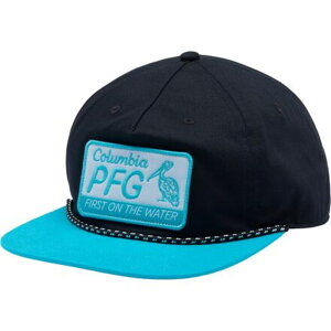 �R�����r�A �����Y �A�N�Z�T���[ �X�q Columbia PFG Back Tack Snapback Hat Black/Ocean Teal/Pelican Fotw �u���b�N