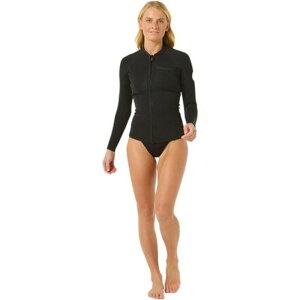 ���b�v�J�[�� ���f�B�[�X ���� �㉺�Z�b�g ���� �W���P�b�g Rip Curl Dawn Patrolong-Sleeve Wetsuit Jacket - Women's Black �u���b�N
