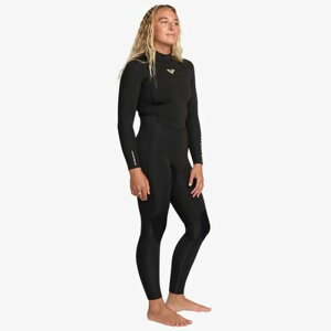 ���L�V�[ ���f�B�[�X ���� �㉺�Z�b�g Roxy 4/3 Prologue Back Zip GBS Wetsuit - Women's Black �u���b�N