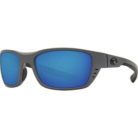 コスタ メンズ サングラス・アイウェア アクセサリー Whitetip 580G Polarized Sunglasses Matte Gray Blue Mirror 580g