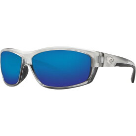 コスタ メンズ サングラス・アイウェア アクセサリー Saltbreak 580G Polarized Sunglasses Silver Blue Mirror