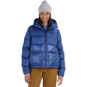 }[bg fB[X AE^[ WPbgEu] t[fbhWPbg _E WPbg Marmot Guides Down Hooded Jacket - Women's Twilight Blue u[
