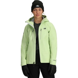 �A�E�g�h�A���T�[�` ���f�B�[�X �A�E�^�[ �W���P�b�g�E�u���]�� �W���P�b�g Outdoor Research Headwall GORE-TEX 3L Jacket - Women's Cool Matcha