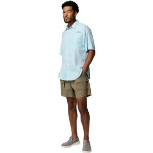 �R�����r�A �����Y �g�b�v�X �V���c ���� Columbia TamiamiI Short-Sleeve Shirt - Men's Marine Light