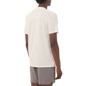 �T������ �����Y �g�b�v�X �V���c Salomon Sense Aero GFX T-Shirt - Men's Whisper White/Iron �z���C�g