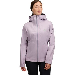 �u���b�N�_�C�������h ���f�B�[�X �A�E�^�[ �W���P�b�g�E�u���]�� Black Diamond Fineline Stretch Rain Shell - Women's Dusk Violet �o�C�I���b�g