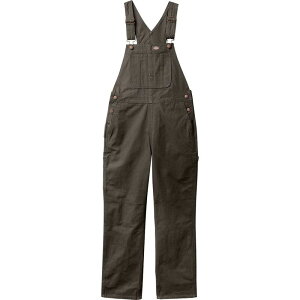 �f�B�b�L�[�Y ���f�B�[�X �{�g���X �J�W���A���p���c Dickies Relaxed Bib - Women's Moss Green �O���[��