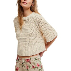 �t���[�s�[�v�� ���f�B�[�X �g�b�v�X T�V���c �Z�[�^�[ Free People Amy Sweater T-Shirt - Women's Whisper White �z���C�g