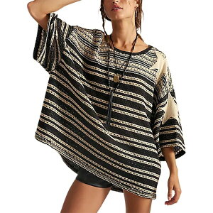 �t���[�s�[�v�� ���f�B�[�X �g�b�v�X T�V���c Free People Fun In The Sun T-Shirt - Women's Oreo Combo