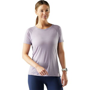 �X�}�[�g�E�[�� ���f�B�[�X �g�b�v�X T�V���c ���� Smartwool Merino Sport Ultralite Short-Sleeve Shirt - Women's Purple Storm �p�[�v��