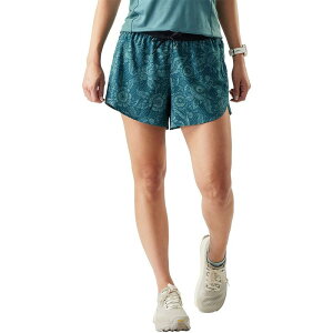 �X�}�[�g�E�[�� ���f�B�[�X �{�g���X �J�W���A���p���c Smartwool Active Lined 4in Short - Women's Twilight Rustic Floral