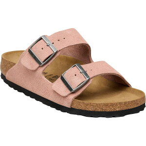 �r���P���V���g�b�N ���f�B�[�X �V���[�Y �T���_�� �X�G�[�h Birkenstock Arizona Suede Sandal - Women's Pink Clay Suede �s���N