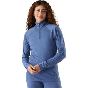 �X�}�[�g�E�[�� ���f�B�[�X �g�b�v�X T�V���c Smartwool Classic All-Season Merino 1/4-Zip Baselayer - Women's Nightfall Blue �u���[