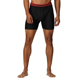 エクスオフィシオ メンズ アンダーウェア ボクサーパンツ ExOfficio Give-N-Go 2.0 Boxer Brief - Men's Black/Multi ブラック