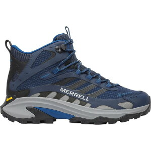 ������ �����Y �V���[�Y �X�j�[�J�[ Merrell Moab Speed 2 Mid GTX Hiking Shoe - Men's Navy Night �l�C�r�[