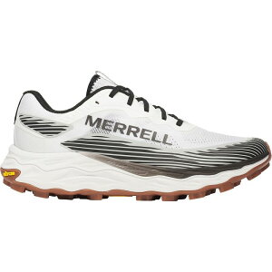 ������ �����Y �V���[�Y �X�j�[�J�[ Merrell Agility Peak 6 Trail Running Shoe - Men's White/Black �z���C�g