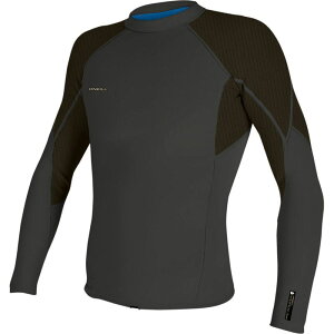 �I�j�[�� �����Y ���� �㉺�Z�b�g ���� O'Neill Hyperfreak 1.5mm Long-Sleeve Wetsuitop - Men's Raven/Army �A�[�~�[