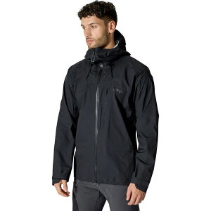 ���u �����Y �A�E�^�[ �W���P�b�g�E�u���]�� Rab Firewall Alpine Jacket - Men's Black �u���b�N