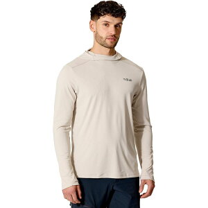 ���u �����Y �g�b�v�X �V���c �p�[�J�[ Rab Force Hoodie - Men's Pebble