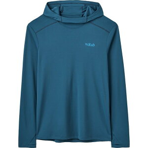 ���u �����Y �g�b�v�X �V���c �p�[�J�[ Rab Force Hoodie - Men's Tempest Blue �u���[