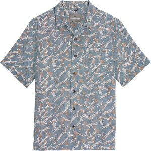 ���C�������r���Y �����Y �g�b�v�X �V���c ���� Royal Robbins Camino Pucker Short-Sleeve Shirt - Men's Orion Blue Dragonfly Pt �u���[