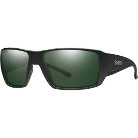 スミス レディース サングラス・アイウェア アクセサリー Guide's Choice XL ChromaPop Polarized Sunglasses Matte Black/ChromaPop Polarized Gray Green