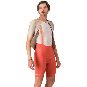 �J�X�e�� �����Y �{�g���X �n�[�t�p���c�E�V���[�c Castelli Espresso 2 Bib Short - Men's Paprika