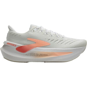 �u���b�N�X ���f�B�[�X �V���[�Y �X�j�[�J�[ Brooks Glycerin Max 2 Running Shoe - Women's White/Coral/Peach �z���C�g