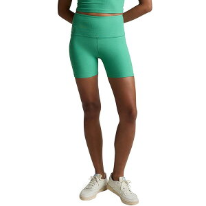 �r�����h���K ���f�B�[�X �{�g���X �J�W���A���p���c Beyond Yoga Spacedye Keepace Biker Short - Women's Bright Emerald Heather �w�U�[