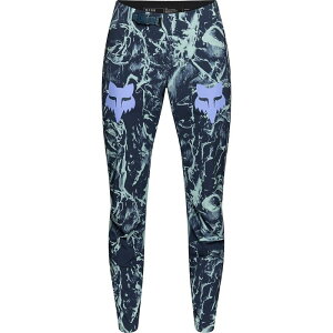 �t�H�b�N�X���[�V���O ���f�B�[�X �{�g���X �n�[�t�p���c�E�V���[�c Fox Racing Ranger Pant - Women's Arctic Blue Image Print �u���[