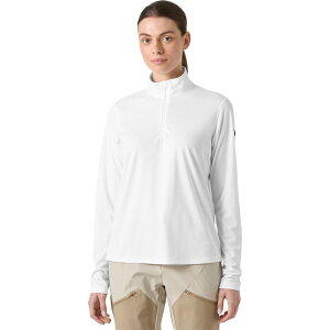 �w���[�n���Z�� ���f�B�[�X �g�b�v�X T�V���c Helly Hansen HH Tech 1/2-Zip Top - Women's White �z���C�g